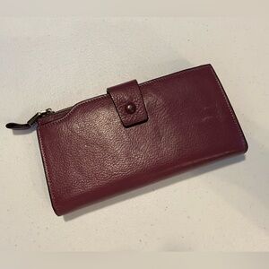 Mauve Leather Wallet